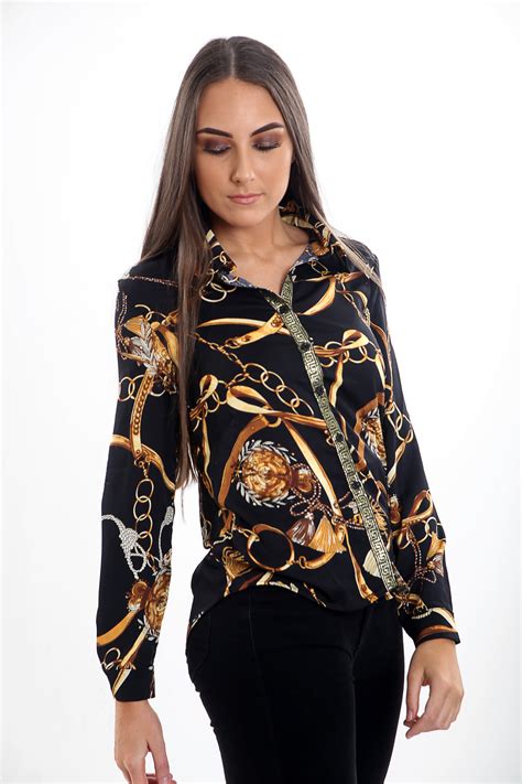 versace button down shirt free shipping|Versace inspired shirts.